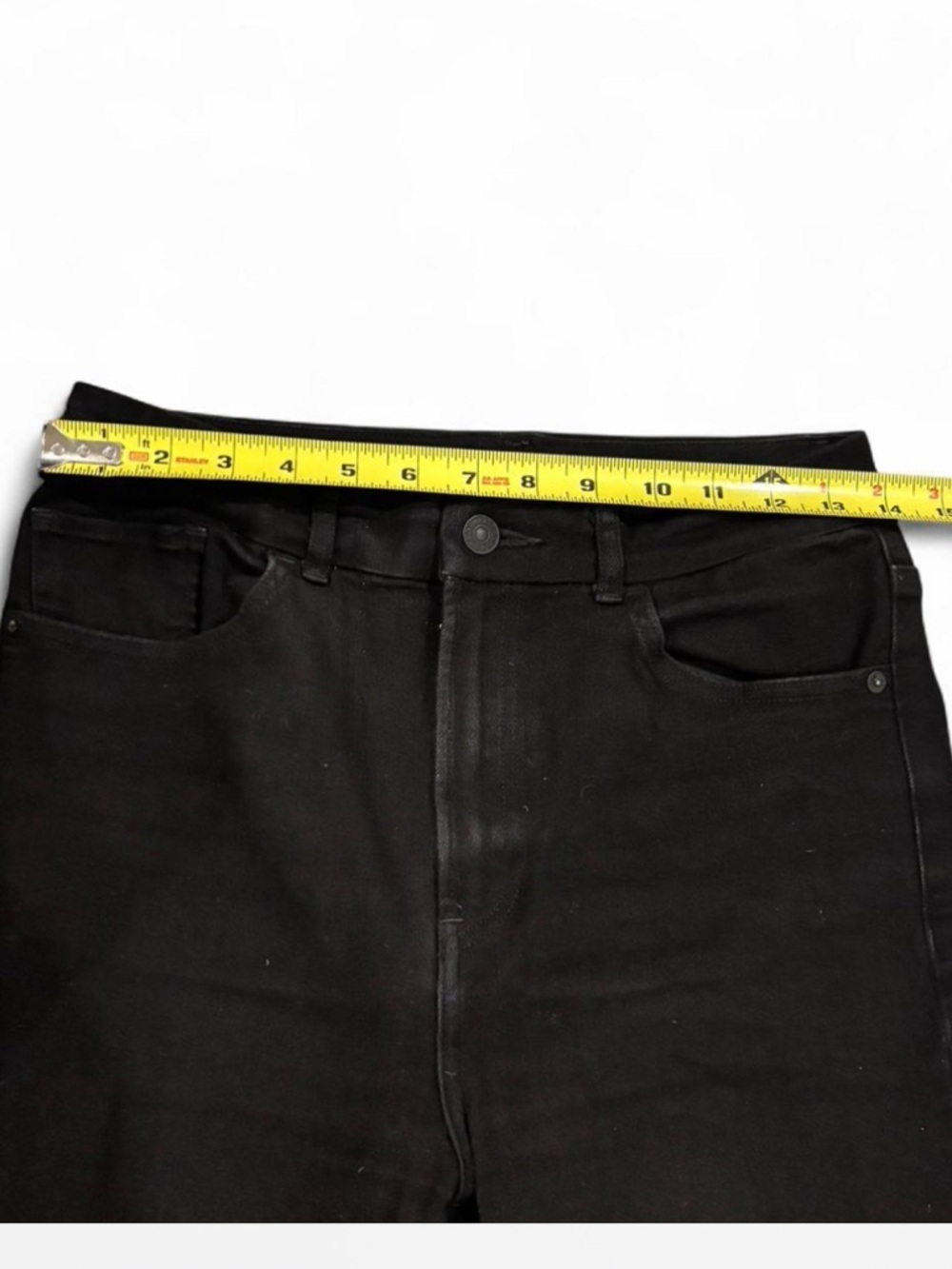 Express Black Super High Rise Ultra Stretch Sculpting Skinny Jeans Size Medium - Picture 9 of 9